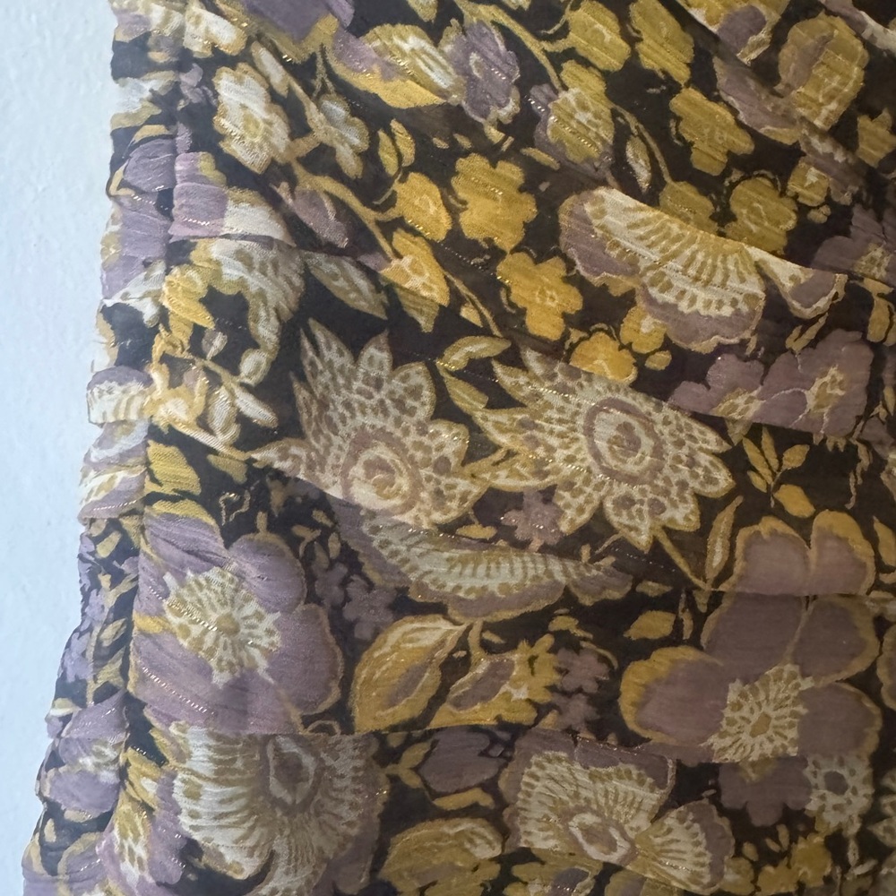 3 for $50 Zara Floral One-Shoulder Dress - Picture 6 of 8